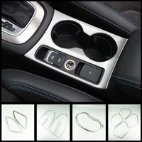 car accessories for audi q3 2012 16 central cd panel cover trim air conditioner outlet frame door armrest decoration strips