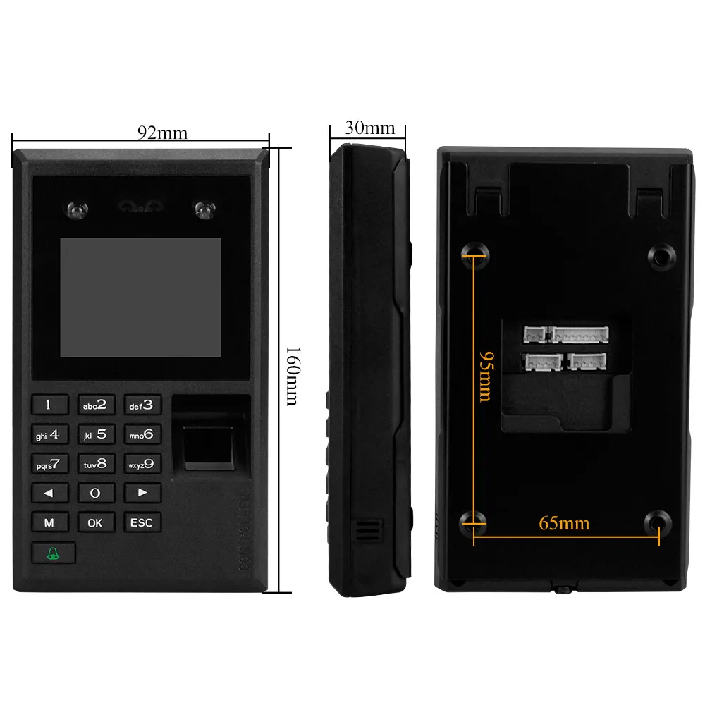 Система контроля доступа лица отпечаток 2 8 дюйма биометрическая парольная