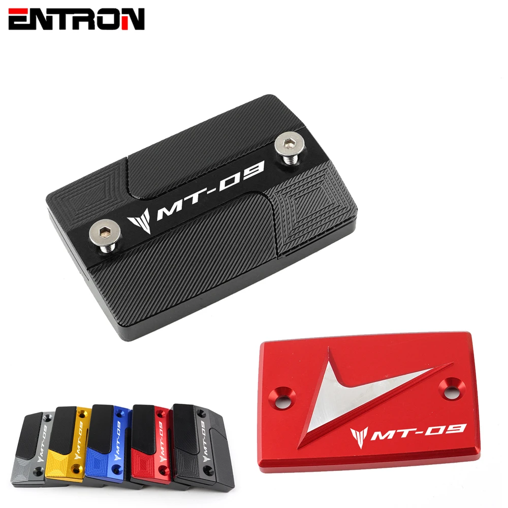 

For Yamaha MT09 MT-09 mt 09 2014-2019 2020 2021 high quality Motorcycle Front Brake Cylinder Cap Fluid Reservoir cover With Logo