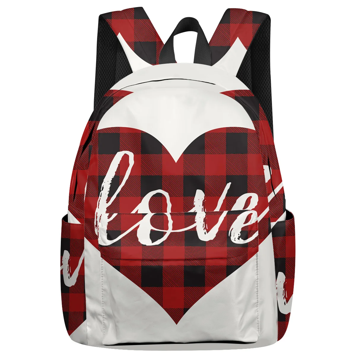 День Святого Валентина красная сетка сердце любовь сладкий рюкзак для