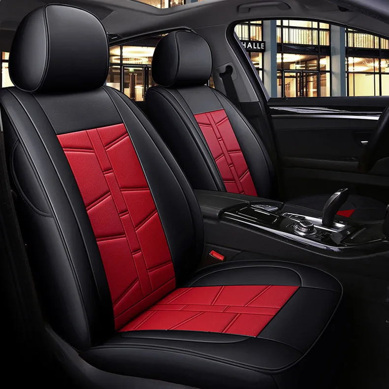 

custom front rear car seat cover leather for auto Audi A5 A3 A4 A6 A7 A1 A8 Q3 Q5 Q7 100 R8 TT car accessories car styling