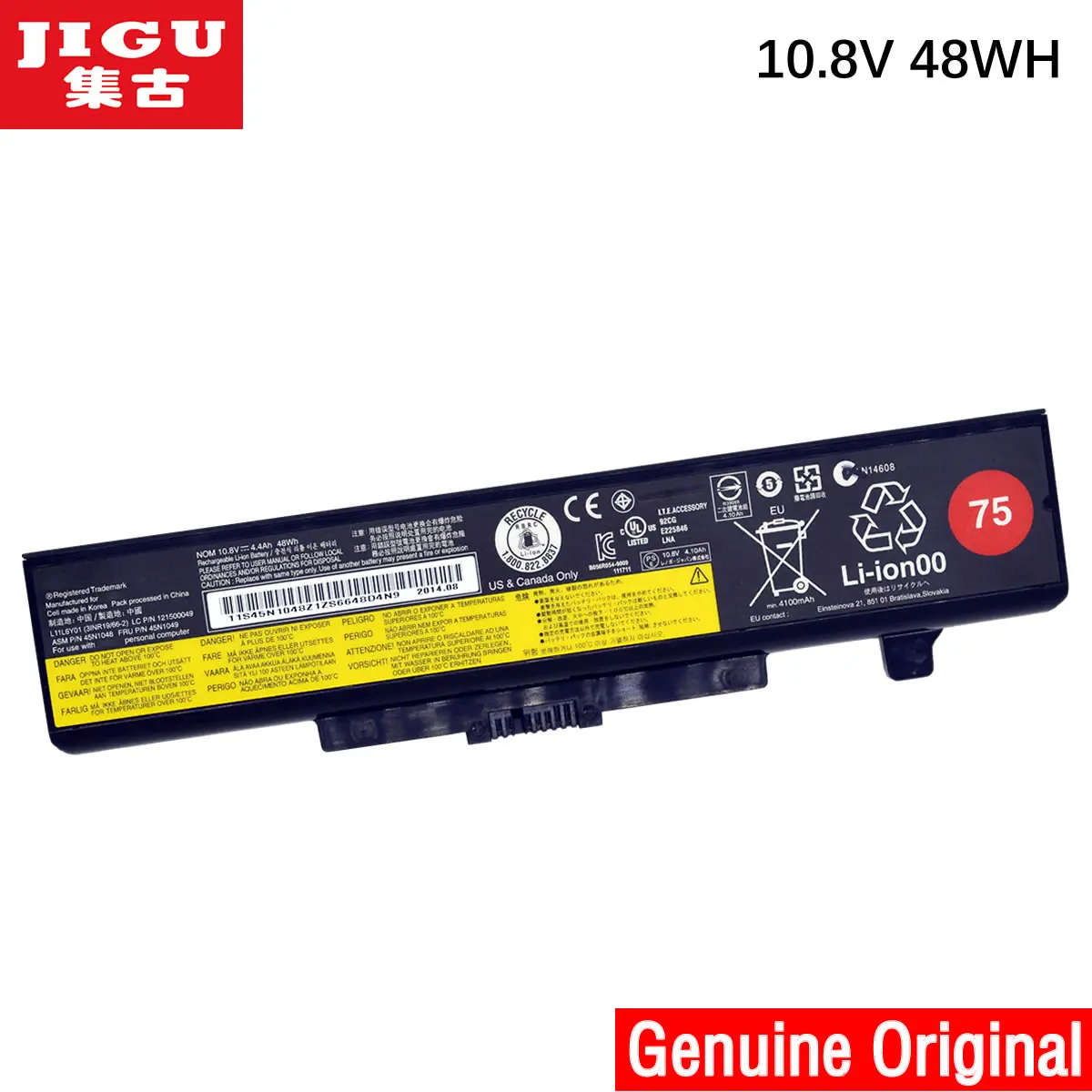 JIGU оригинальный ноутбук батарея G405 G580 M495 E49 B480 E440 Y480 B590 K49 B580 Z585 E435 G585 P580 E4430 для