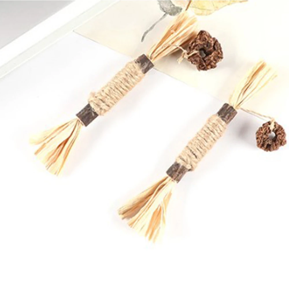 

New Cat Catnip Toys Chew Sticks Kitten Teeth Cleaning Chew Toy Natural Silvervine Stick For Cat Relaxed Supplies Pet Supplies