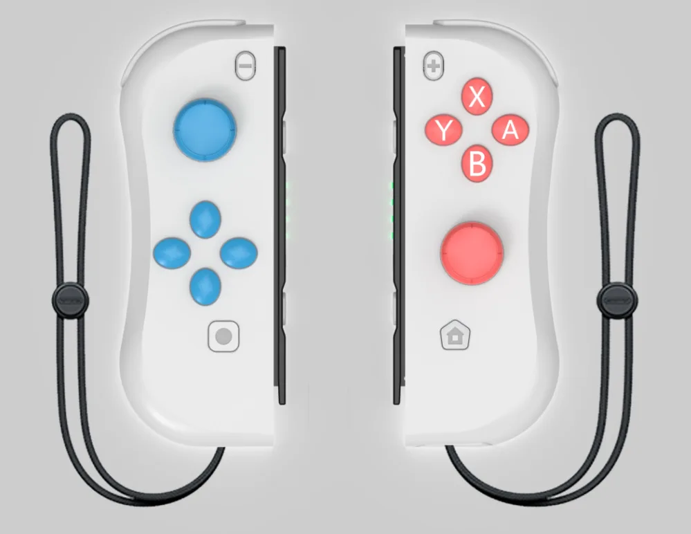 Bluetooth беспроводной Pro пульт дистанционного управления геймпад джойстики Joy-con(L/R) для Nintendo Switch NS игровая консоль с кабелем - Цвет: French Grey
