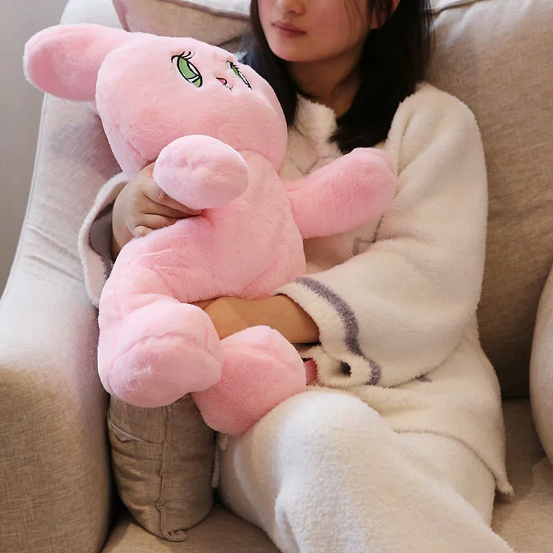 Плюшевый Рюкзак с кроликом милый рюкзак женские мягкие плюшевые детские сумки