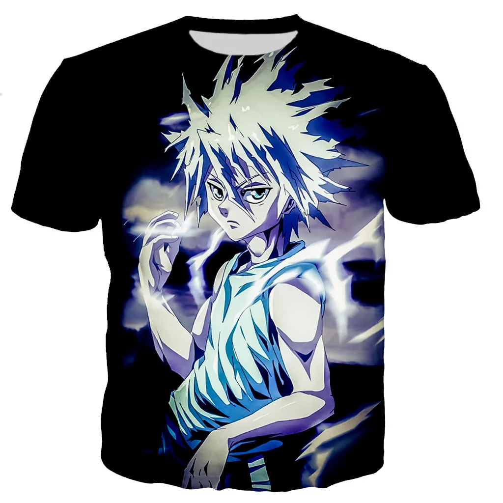

Anime Hunter X Hunter 3D Killua Printed T-shirt Men/women Fashion Casual Harajuku Style T Shirts Streetwear Tops Dropshipping