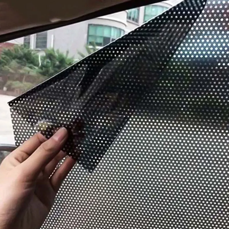 

2pcs/Set Car Sunshade Electrostatic Stickers Car Styling Car UV Sticker Car Vehicle Sun Block Sun-shading Stickers Auto Supplies