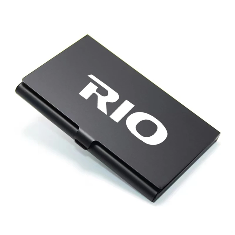 

Creative Business Card Case Stainless Steel Aluminum Metal Box Credit ID Wallet Card Holder For KIA RIO