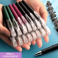 102050pcslot creative kawaii mini gel pen short neutral pen for kids gift writing pocket pen for office stationery supplies