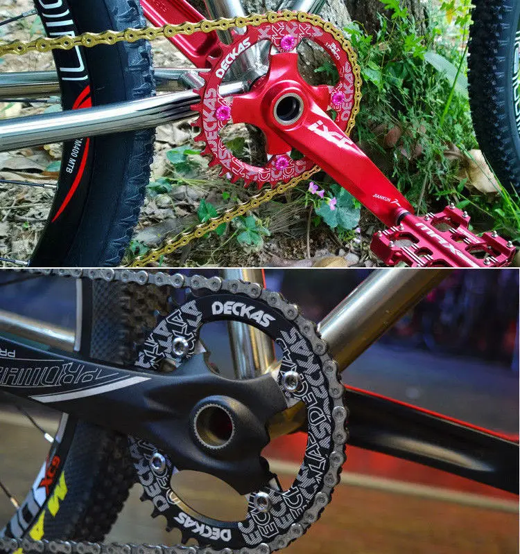 DECKAS узкая широкая цепь 96BCD-S сеть MTB кольцо дорожный велосипед круглый Овальный шатун горный велосипед 32-38T Fit SHIMANO XTR, XT, SLX