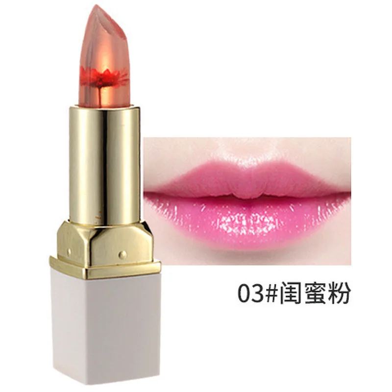 1 шт. длинная железная помада с высушенными цветами| |