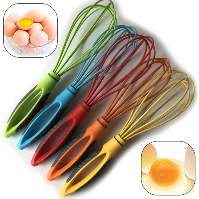 1 шт. 26 см ручные инструменты для работы с яйцами смеситель силиконовый шар венчик