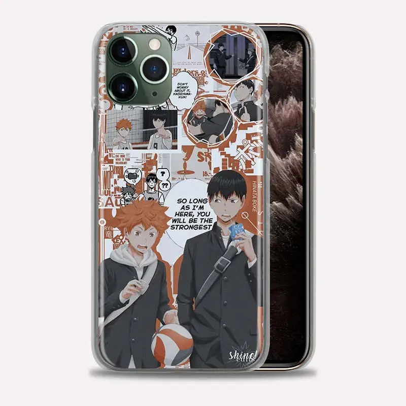 

Haikyuu Bumper Case For iPhone 11 Pro Max 12 Pro X XS Max XR 7 8 6 6S Plus SE Hard PC Protective Phone Bags Cover Coque