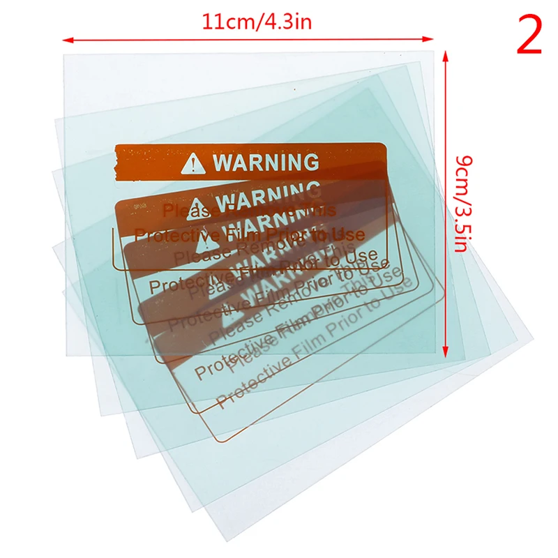 

HUXUAN 5pcs New Spare Welding Shield Cover Lens Protector Plate For Welding Helmet Mask 3Sizes