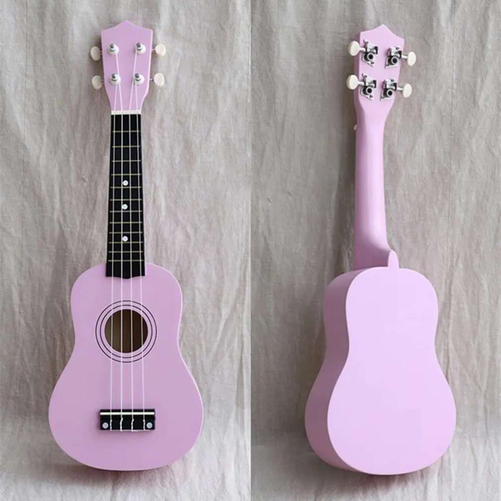 21 дюймов мини деревянная Гавайская гитара Мини укулеле симулятор гитары дети