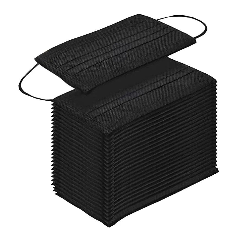 50 шт./пакет для взрослых черные дизайнерские Fasemask зародышей защита доставка до