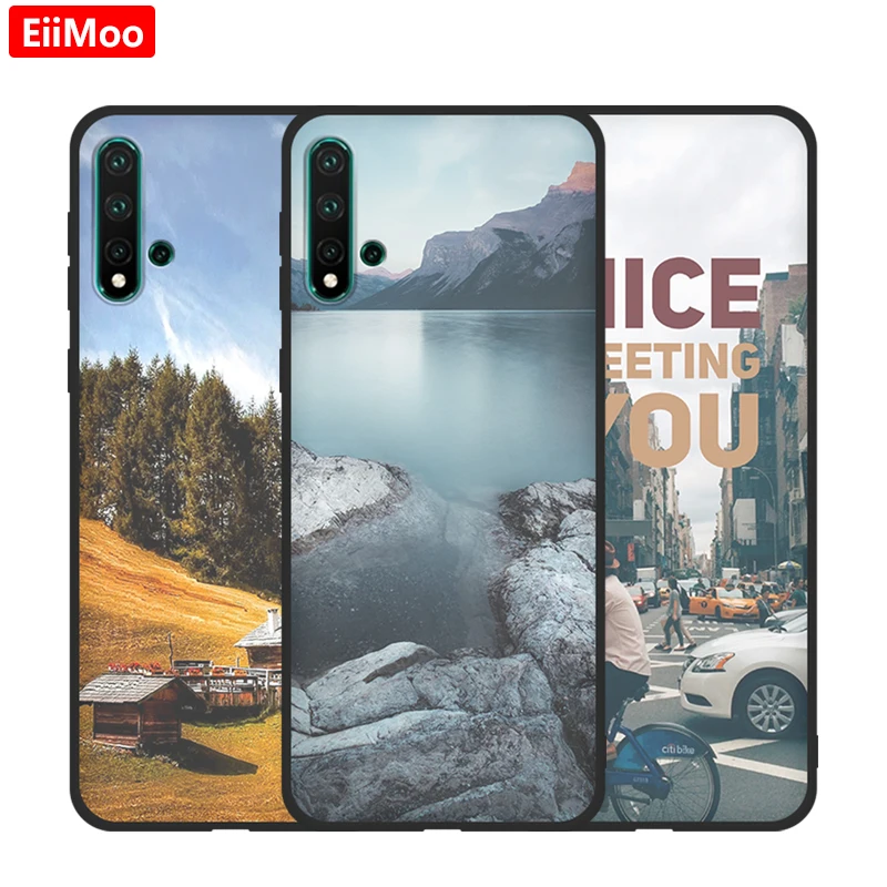 Чехол EiiMoo для Huawei Nova 5 силиконовый чехол Pro с модным принтом телефона Hauwei Nova5 5Pro |