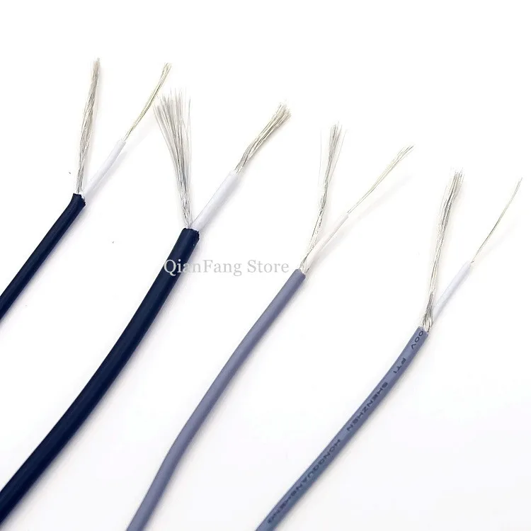 2/5/10 м экранированный провод сигнальный кабель 28AWG 26AWG 24AWG канал аудио одножильный