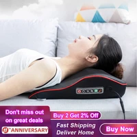 aneercare 3 in 1 newest massage pillow with car home duel useeasy carry neck back shoulder waist body massager health relaxation