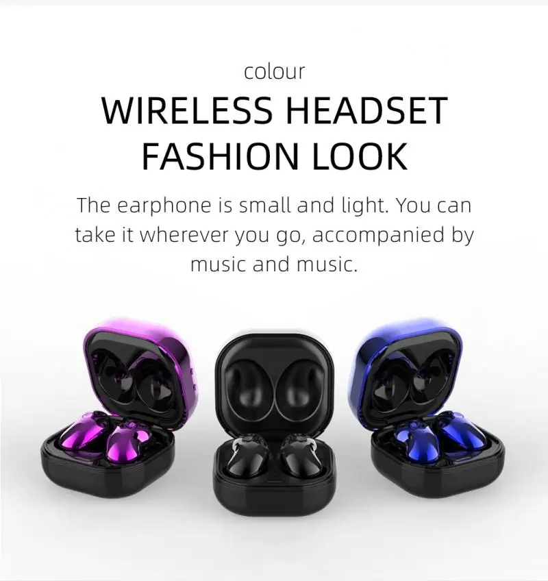 S6 плюс наушники-вкладыши TWS беспроводные наушники Bluetooth 5 1 светодиодный дисплей 6D