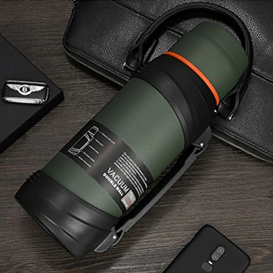 Термос из нержавеющей стали уличная фляжка объемом 1 3 л 6 2 5 термос большой