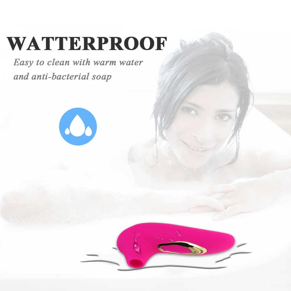 Вибратор для женщин с имитацией сосков Стимулятор клитора 5 режимов вибрации