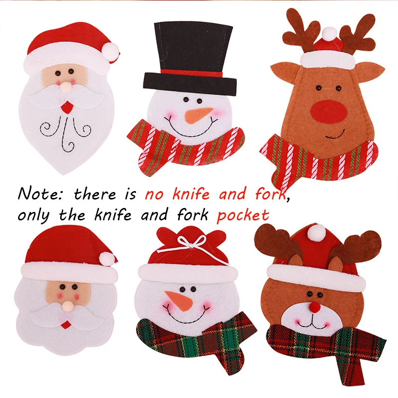 Рождественское украшение искусственный дизайн обеденного стола Санта Клаус