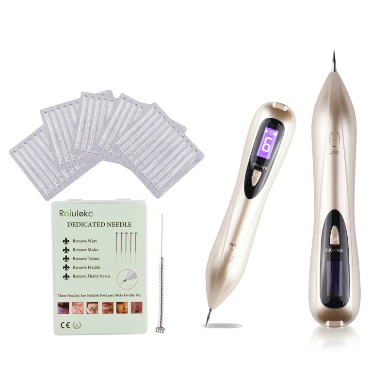 6 уровней развертки Веснушка крот Ручка LCD Лазерная плазменная ручка удаление