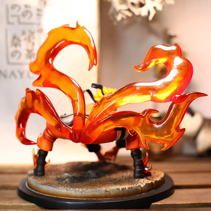 ПВХ экшн фигурка Наруто Kyuubi статуэтка аниме Ураганные Хроники Узумаки Kurama