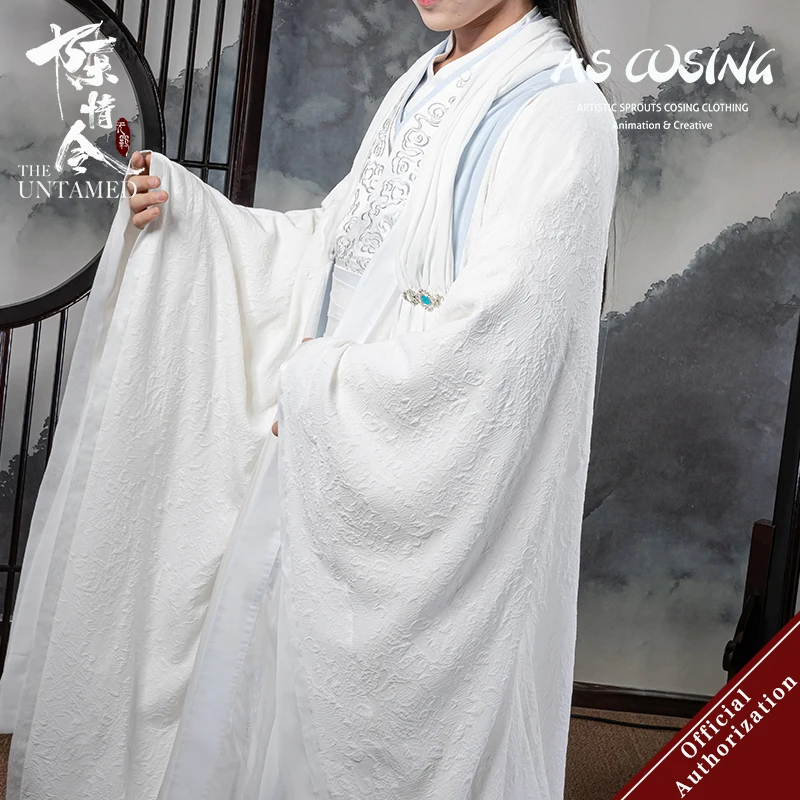 Uwowo The Untamed сериал Lan Wangji Косплей Костюм Mo Dao Zu Shi Lan Zhan костюм с аксессуарами