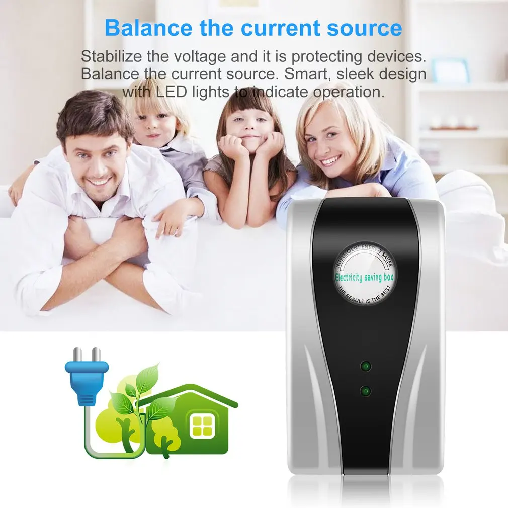 

Intelligent Environment-Friendly Power Electricity Energy Saving Box 30% Saver Device 90V-250V 50Hz-60Hz Saving Buster