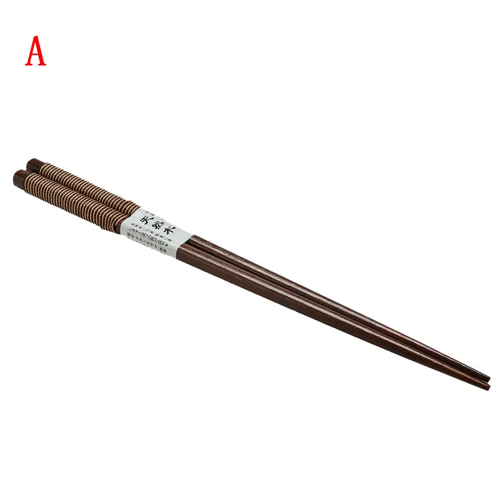 

1Pair NEW Ecological Theaceae Chopsticks 6 Styles Japanese Wooden Chopsticks Cooking Tableware Utensil Wholesale