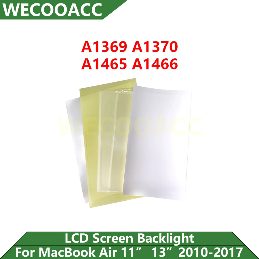 Комплект из 5 ЖК-дисплеев с подсветкой задние Светоотражающие листы для Macbook Air A1369