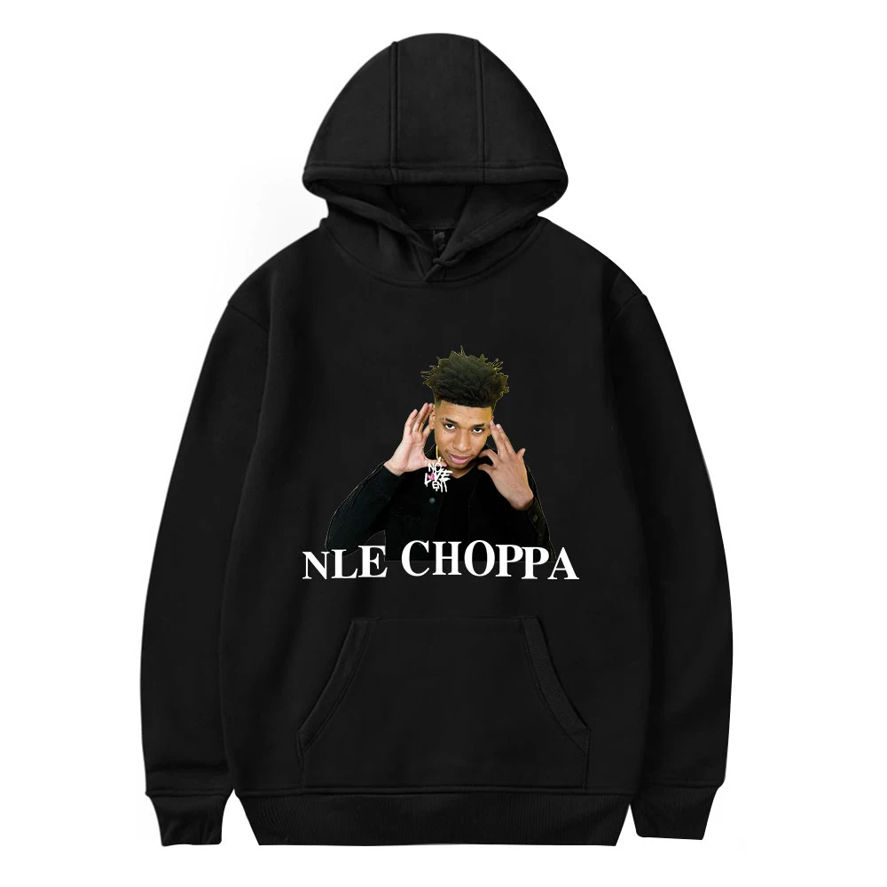 

Rapper Nle Choppa Hoodies Streetwear Fashion Hip Hop Hoodie Men Women Autumn Casual Hoodies Harajuku Vintage Popular Sweatshirts