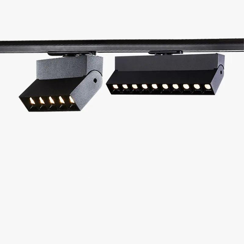 $20.70 Modern Fashion Dimmable 6W 10W 12W 20W COB LED Square Track Light Strip Spotlight Creative Line Light Collapsible Living Room