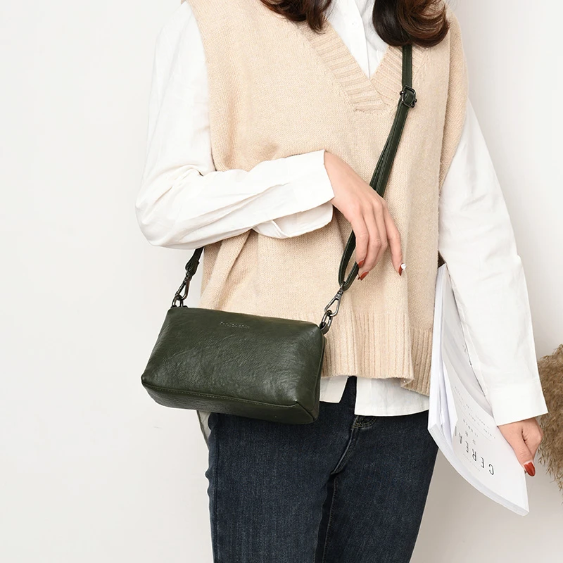 

High Quality Splice Women Crossbody Bags 2020 New PU Leather Shoulder Bag For Women Fashion Designer Handbags