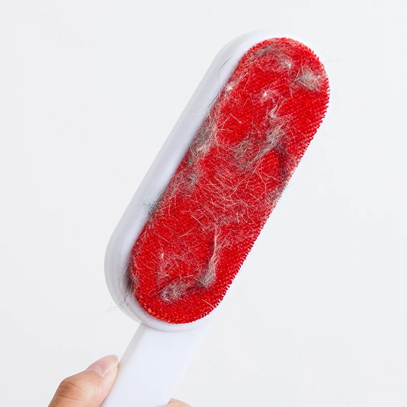 Двусторонняя многоразовая щетка для удаления ворса чистки шерсти домашних