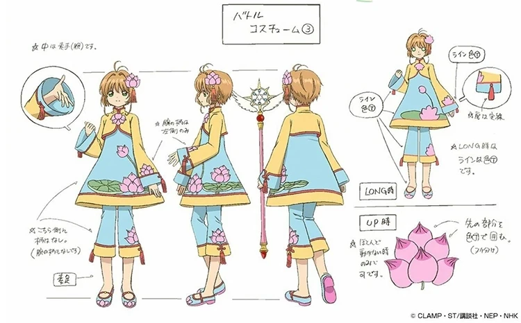 

Chinese Style Anime Cardcaptor Sakura Kinomoto Sakura Cosplay Costume Lotus Dress Outfit Women Girls Halloween Party Costumes