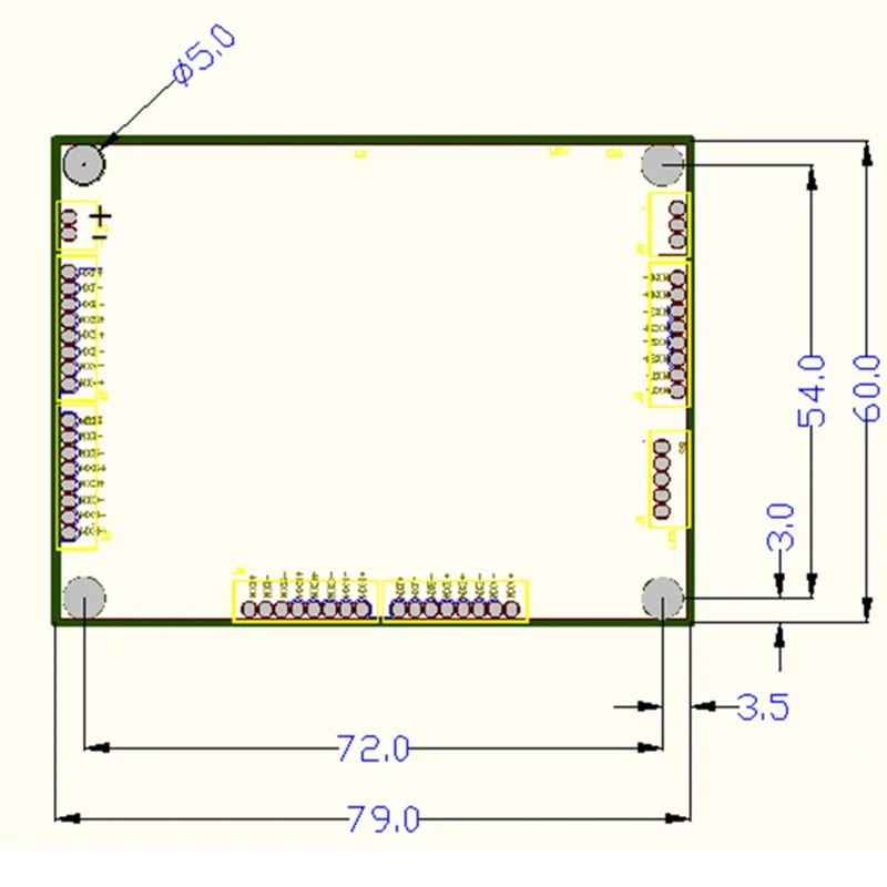 Гигабитный мини коммутатор промышленного класса с 3/4/5 портами для