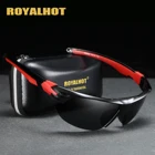 Солнцезащитные очки RoyalHot для мужчин и женщин, спортивные винтажные поляризационные, с красными дужками, в стиле ретро, 900218