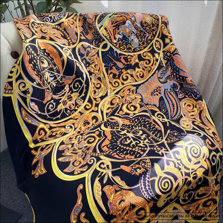 

Эльсой саржа Шелковый шарф квадратной формы Mulberry-scarfves шелковый шарф большого размера 140 ручной проката края шелковый шарф женские шарфы 140 ...