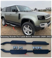for land rover defender 2020 2021 2022 high quality aluminum alloy running boards side step bar pedals