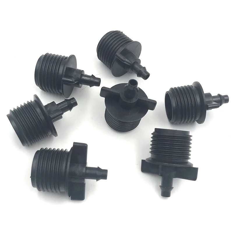 10 шт. фитинги с резьбой 1/2 дюйма на 4 мм соединительный соединитель для орошения