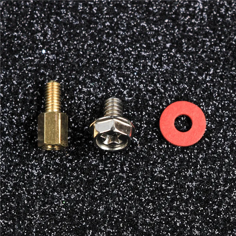 30Pcs Assorted M3 Computer Golden Motherboard Riser Silver Screws Red Washers Set Security Tornillos De Todas Las Medidas - купить по