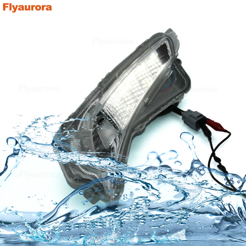 Желтое реле поворота для Toyota camry 2009 2010-15 2016 2017 2018 2019 водонепроницаемый ABS DRL лампа