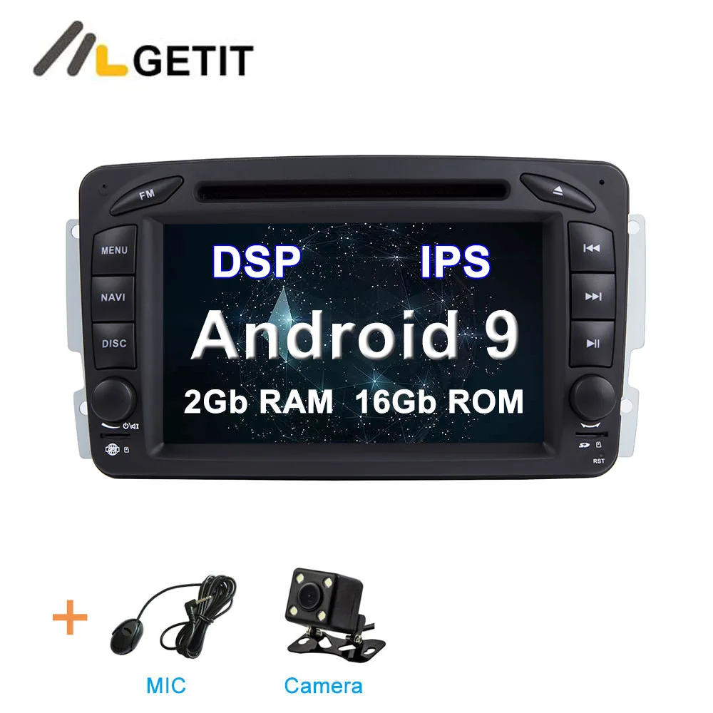 DSP 2G CAMERA DSP ips 64G Автомобильный DVD стерео Мультимедиа Радио Android 10 для Mercedes/Benz/CLK/W209/W203/W208/W463/Vaneo/Viano/Vito - Цвет: DSP 2G CAMERA