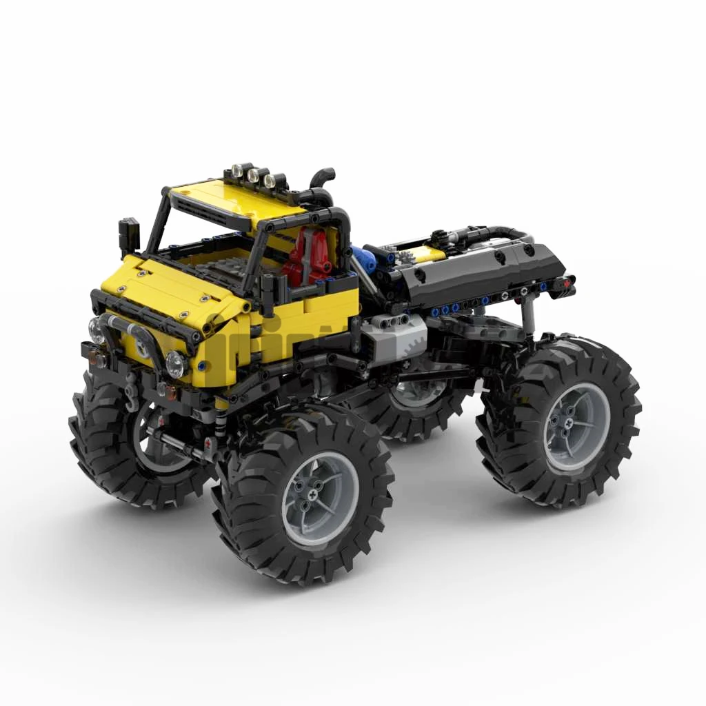 986 шт. Детский конструктор Unimog Bigfoot SUV с дистанционным управлением - купить по