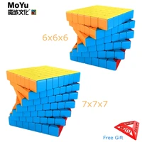 moyu cube 7x7x7 magic cube 6x6x6 cube7x7 speed cube profissional cubo magico puzzle game cube educational toys