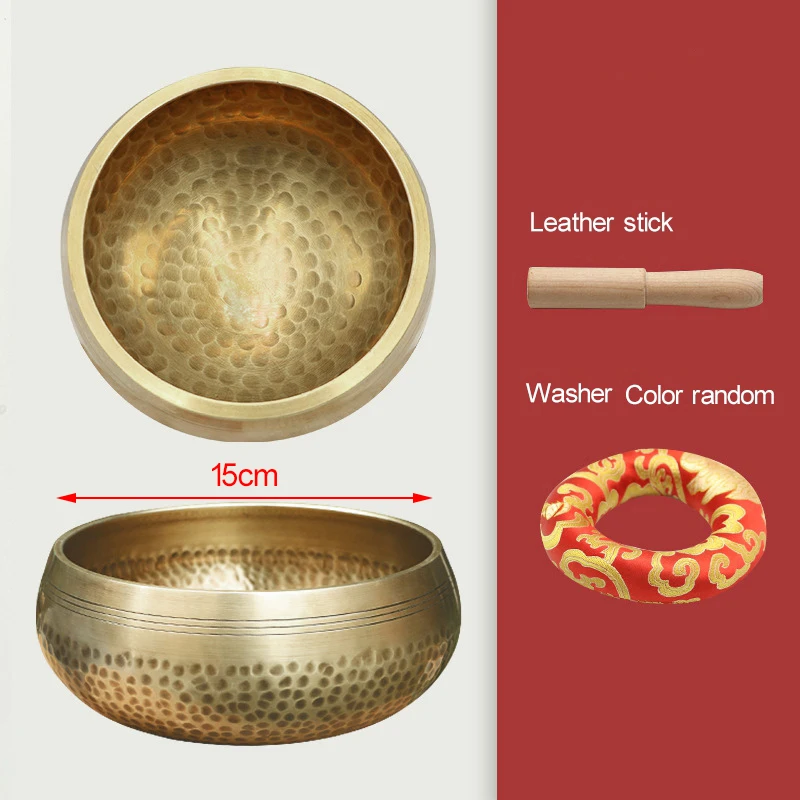 Непал Ручной Работы Медный Будда Тибет чаша обряд музыкальная терапия перезвон