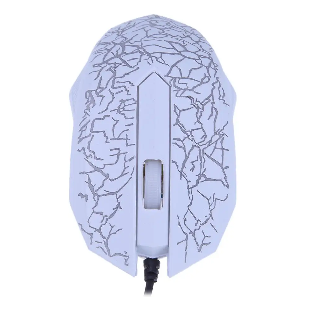 

Wired USB Port 3 Keys 2400DPI Optical Colorful Backlight Mouse Computer PC Laptop Mouse Gamer Mice for Home Office Gaming Mouse